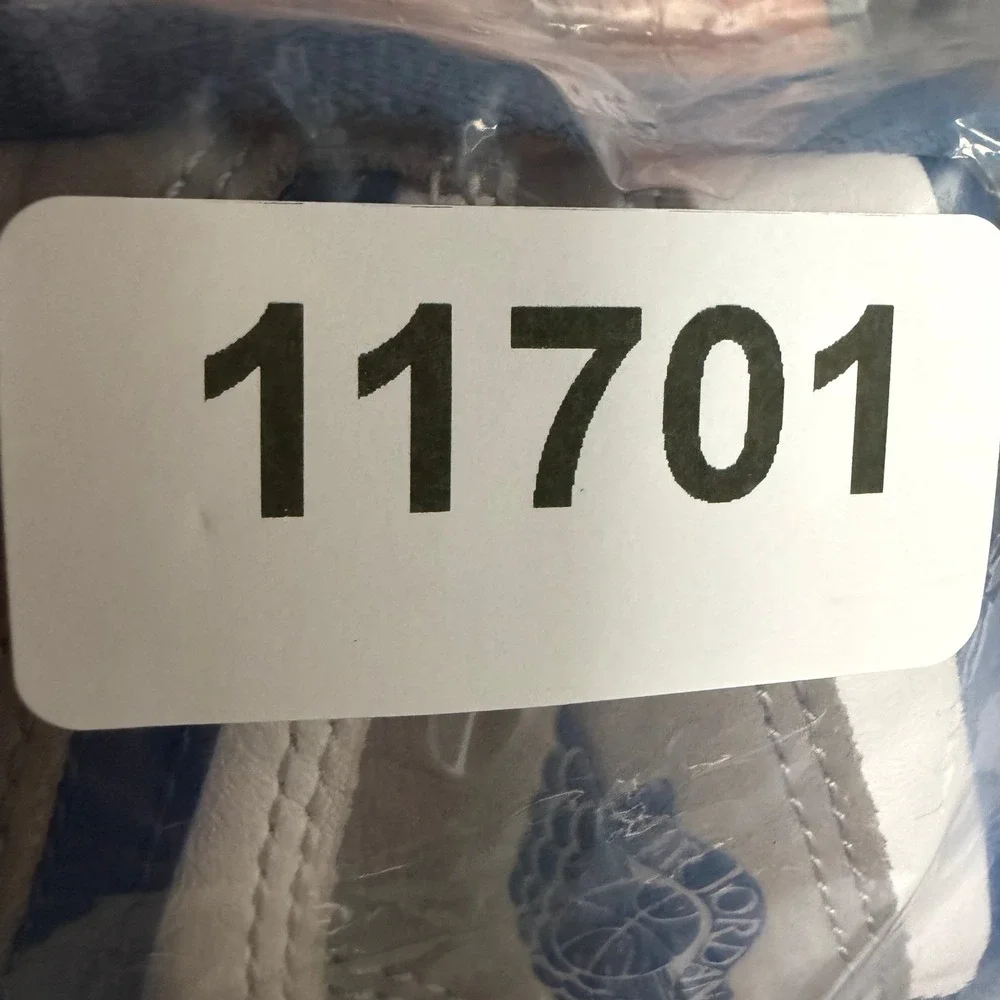 Jordan 1 Retro High OG True Blue Kids Shoes FD1437-410 White Blue Grey 6Y